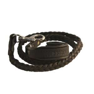 Dean & Tyler Comfort Braid   Dog Luxury Leather Leash   High Quality 