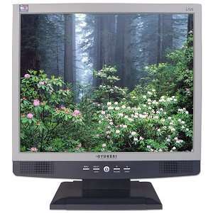   LCD Flat Panel Monitor with Speakers (Gray)