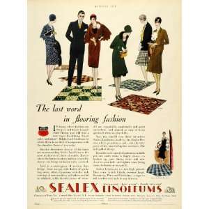   Sealex Linoleums Congoleum Nair   Original Print Ad