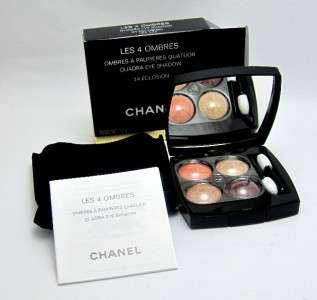 new 2012 CHANEL Quadra Eyeshadow 34 Eclosion Les 4 Ombres  