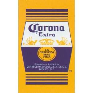 Corona Beer Label Beach Towel