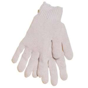   1532 8 oz. Cotton/Polyester Knit Wrist Cotton Glove Large Pkg  12