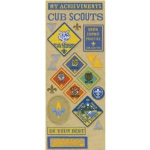  Boy Scouts Of America Embossed Stickers Cub Scout   624664 