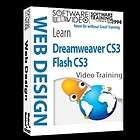 Adobe Flash CS3 Dreamweaver CS3 400 Video Tutorials Training DVD 40hr 