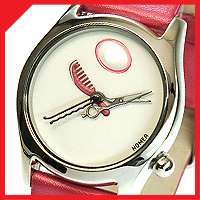 cute pink HAIR DRESSER NOMEA french leather watch hair stylist jewelry 