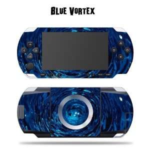  Protective Vinyl Skin Decal for SONY PSP   Blue Vortex 