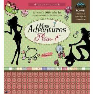    Miss Adventures Plan It 2010 Pocket Wall Calendar