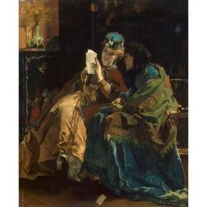  FRAMED oil paintings   Alfred Stevens   24 x 30 inches   A 
