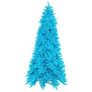  10 x 62 Sky Blue Ashley Spruce Christmas Tree 1150Frost 