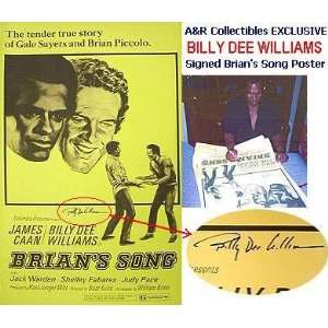  Brians Song Billy Dee Williams Signed Movie Poster 