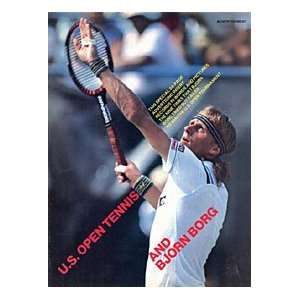 Bjorn Borg Unsigned 1980 US Open Tennis Cover Magazine