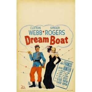  Dream Boat Poster Movie 27x40 Clifton Webb Ginger Rogers 
