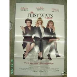  Movie Poster The First Wives Club Goldie Hawn F8 
