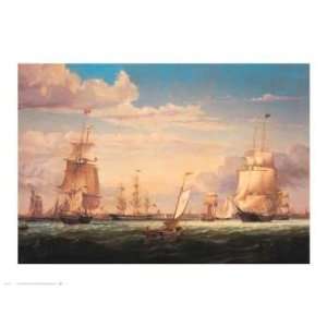  Fitz Hugh Lane   Boston Harbor 1853