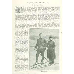   1896 Interview With Arctic Explorer Fridtjof Nansen 