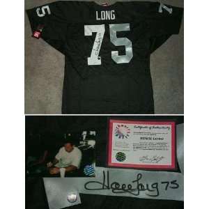 Howie Long Signed Raiders Black Jersey