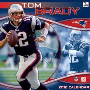  Tom Brady 2012 Wall Calendar 12 X 12