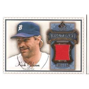 Kirk Gibson 2009 Upper Deck SP Legendary Cuts Game Used Jersey Serial 