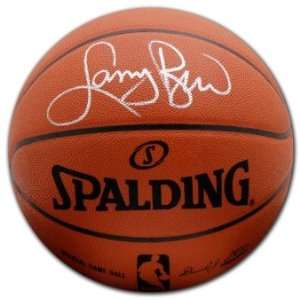 Larry Bird Signed Pro Leather Basketball