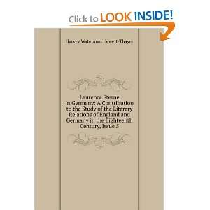 Laurence Sterne in Germany a contribution to the study of the 