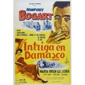 Sirocco Poster Argentine 27x40 Humphrey Bogart Lee J. Cobb Zero Mostel