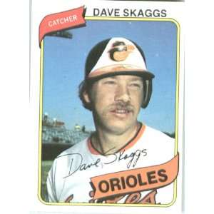  1980 Topps # 211 Dave Skaggs Baltimore Orioles Baseball 
