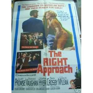  Movie Poster Martha Hyer The Right Approach F39 