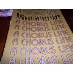   Chorus Line. Vocal Selections. Sheet Music Marvin Hamlisch Books