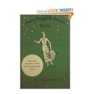  MARY POPPINS COMES BACK P.L. Travers Books