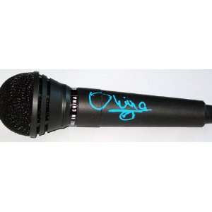  Olivia Newton John Autographed Signed Microphone UACC RD 