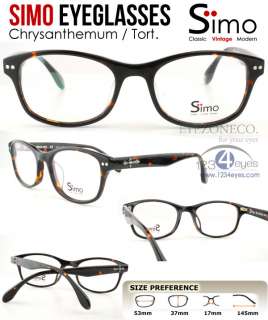   Eyeglass CHRYSANTHEMUM Full Rim Acetate Tortoise Brown Frame  