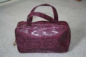 ESTEE LAUDER Cosmetic bag / Makeup bag   handle purple  
