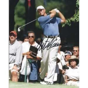  Retief Goosen Swinging Autographed Golf 8 x 10 