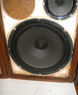 Vintage Pair The Fisher XP7 Speakers ~ XP 7 Acoustic Suspension 