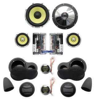165KRX3 FOCAL 6.5 K2 POWER 3WAY COMPONENT SPEAKERS NEW  