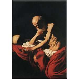 St. Jerome 21x30 Streched Canvas Art by Caravaggio