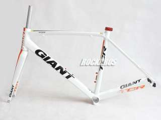 2011 GIANT TCR Road Bike Aluminum Frame Carbon Fork 500mm Size M White 