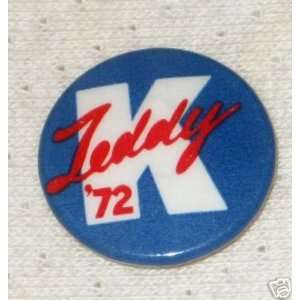   pin pinback button political BADGE TED KENNEDY 