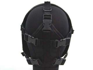Full Face Ghost Recon Airsoft Mesh Goggle Mask BK  