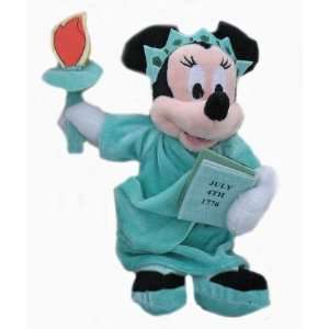  Disney 8 Statue of Liberty Minnie Mouse Plush Toys 