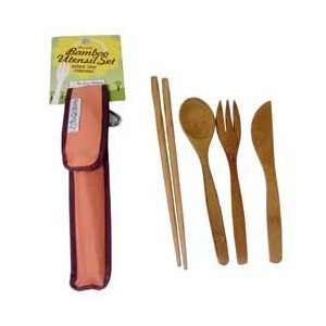  To Go Ware Bamboo Cutlery Set   RePEaT Holder, Pumpkin 