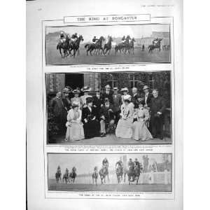  1906 HORSE RACING DONCASTER LEGER RUFFORD SAVILE SPORT 