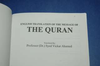 The Noble Quran Holy Koran in English NEW Islam Muslim  