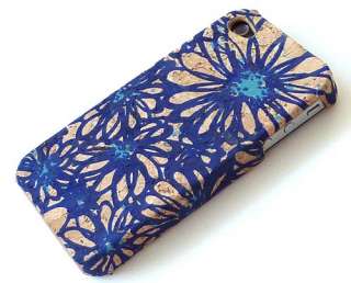 Designer Flower Cork Phone Cover For Apple iPhone 4 4S Case Skin 