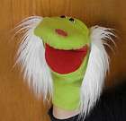 Girl SOCK PUPPET black yarn hair perform educate items in Puppets by 