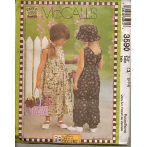   Pattern Mary Engelbreit Girls Jump Suit/ Hat: Arts, Crafts & Sewing