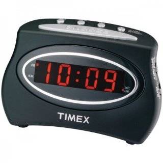 Timex T101B Extra Loud LED Alarm Clock, Black by Timex