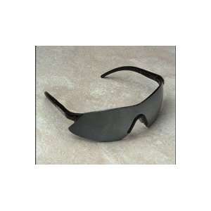  ERB 15423 Strikers Safety Glasses, Black Frame with Silver 