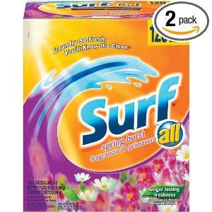 Surf Powder Laundry Detergent Spring Burst with All Stainlifters, 120 