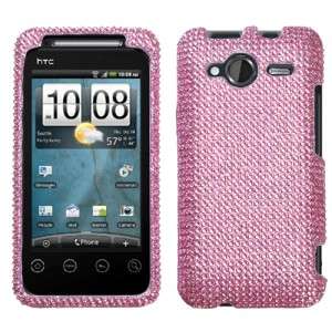 HTC EVO Shift 4G SPRINT Rhinestone Crystal Pink Bling Cell Phone Case 